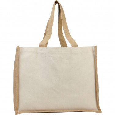 Logotrade Logogeschenke das Foto: Varai 320 g/m Canvas und Jute Einkaufstasche 23L