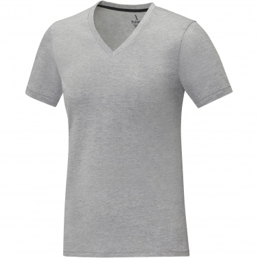 Logotrade Firmengeschenke das Foto: Somoto T-Shirt mit V-Ausschnitt für Damen
