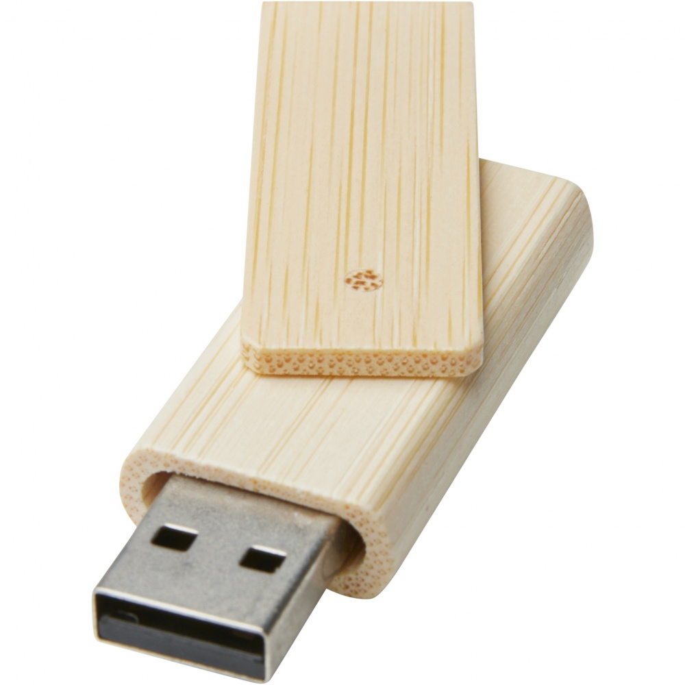 Logotrade Firmengeschenke das Foto: Rotate 8 GB Bambus USB-Stick