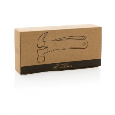 Logotrade Firmengeschenke das Foto: Hammer-Tool aus Holz