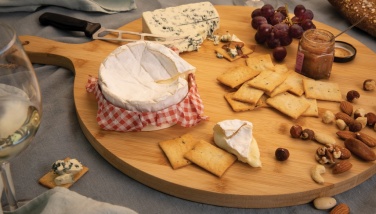 Logotrade Firmengeschenke das Foto: Ukiyo rundes Bambus-Serviertablett