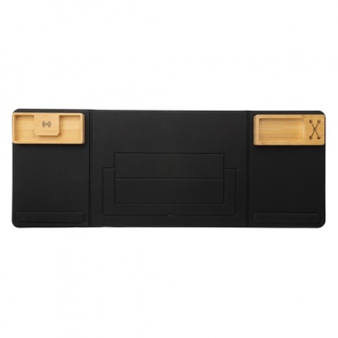 Logotrade Geschäftsgeschenke das Foto: Impact AWARE RPET faltbare Desk-Organizer mit Laptop-Ständer