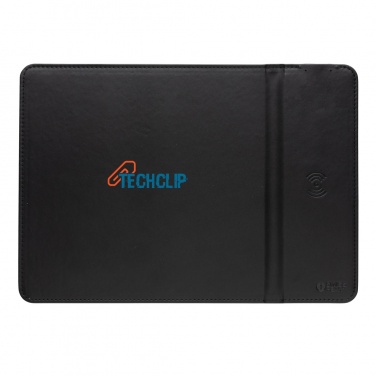 Logotrade Logogeschenke das Foto: Swiss Peak RCS recyceltes 10W Wireless-Charging PU Mauspad