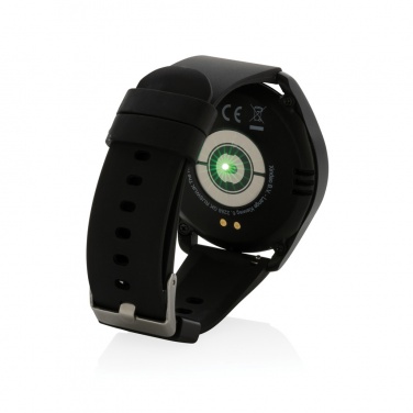Logotrade Werbegeschenke das Foto: Runde Fit Watch aus RCS recyceltem TPU