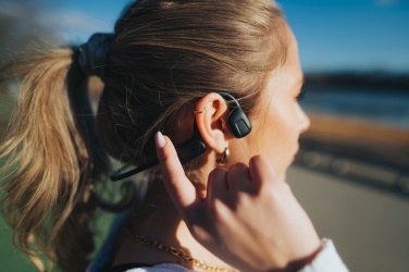 Logotrade Werbeartikel das Foto: Urban Vitamin Glendale RCS rPlastik Air-Conductive Ohrhörer