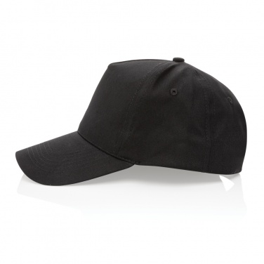 Logotrade Werbeartikel das Foto: Impact 5 Panel Kappe aus 190gr rCotton mit AWARE™ Tracer