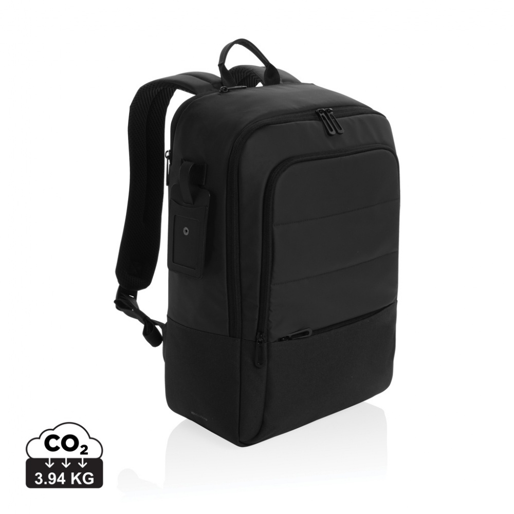 Logotrade Werbegeschenke das Foto: Armond AWARE™ RPET 15.6" Deluxe Laptop-Rucksack