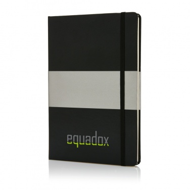 Logotrade Geschäftsgeschenke das Foto: Deluxe Hardcover A5 Notizbuch