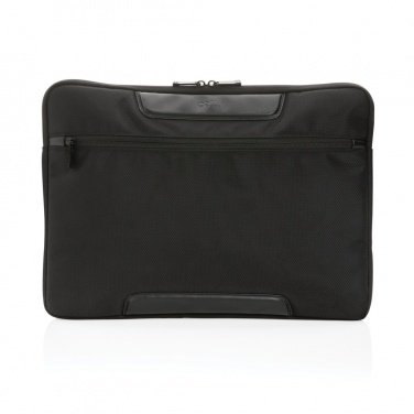 Logotrade Werbeartikel das Foto: Swiss Peak AWARE™ RPET Voyager 15.6" Laptop-Sleeve