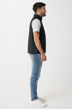 Logotrade Werbegeschenke das Foto: Iqoniq Meru Herren Bodywarmer aus recyceltem Polyester