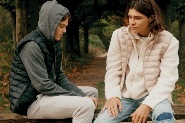 Logotrade Firmengeschenke das Foto: Iqoniq Meru Herren Bodywarmer aus recyceltem Polyester