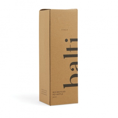 Logotrade Werbeartikel das Foto: VINGA Balti 600ml Flasche aus RCS recyceltem PET