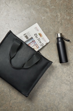 Logotrade Werbeartikel das Foto: VINGA Bermond Tragetasche aus RCS recyceltem PU