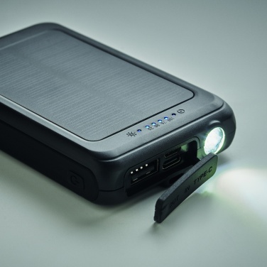 Logotrade Logogeschenke das Foto: Solar-Powerbank 5000 mAh
