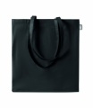 RPET Non Woven Einkaufstasche, Schwarz