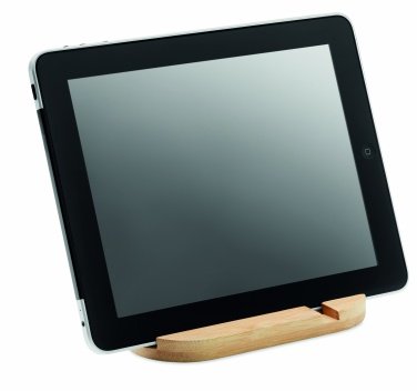 Logotrade Geschäftsgeschenke das Foto: Tablet/Phone Halter Bambus