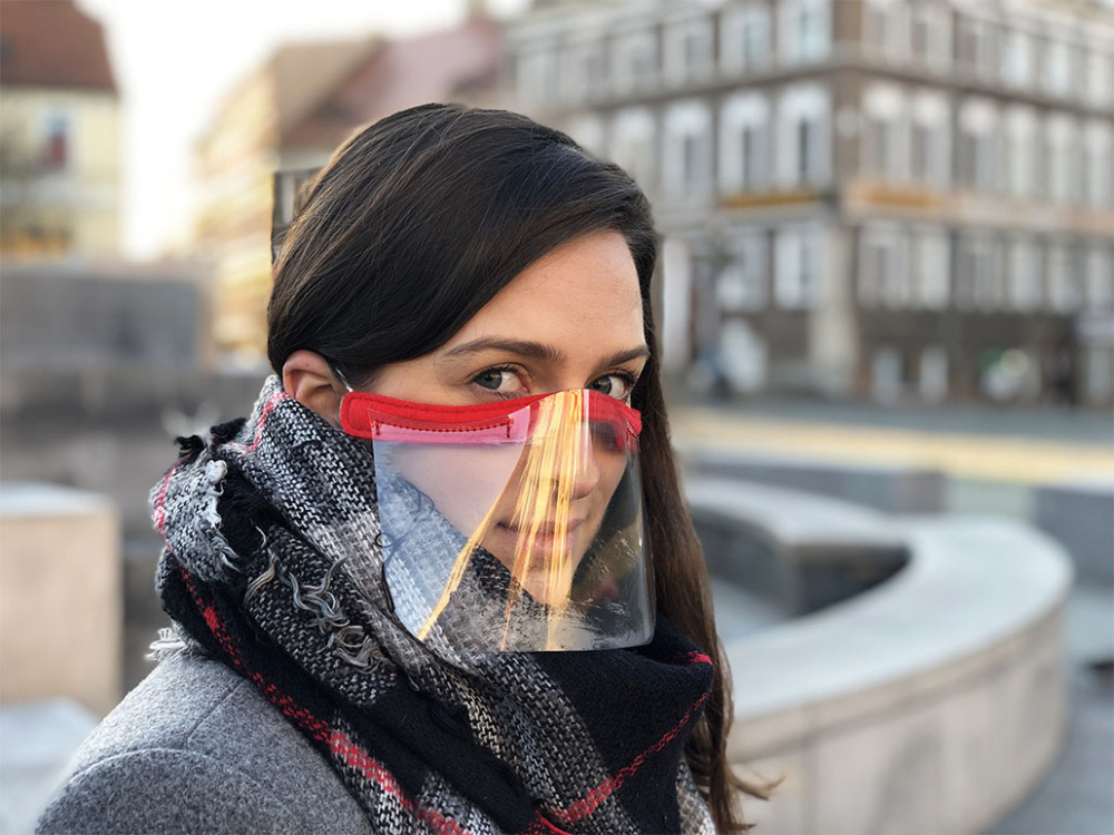 Logotrade Werbegeschenke das Foto: KALIPSO Gesichtsschutz - Maske  1447162