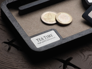 Logotrade Logogeschenke das Foto: Schreibtisch-Organizer aus Holz 1818121