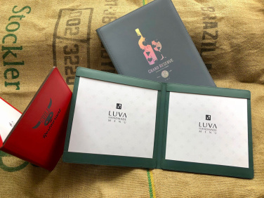 Logotrade Geschäftsgeschenke das Foto: Menükarte Fine Dining 1061094