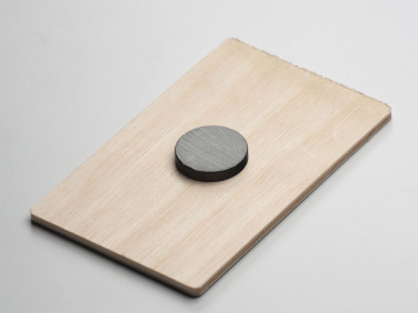 Logotrade Werbegeschenke das Foto: Hölzerner Magnet 2034121