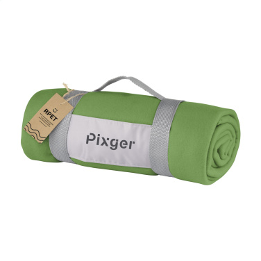 Logotrade Logogeschenke das Foto: SuperSoft RPET (180 g/m²) Fleecedecke