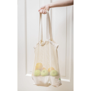 Logotrade Geschäftsgeschenke das Foto: Natura Organic Mesh Shopper (180 g/m²) Einkaufstasche