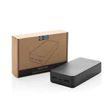 Logotrade werbemittel das Foto: Boostcore 20.000mAh Powerbank aus RCS rec. Kunststoff