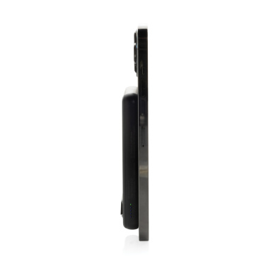 Logotrade werbemittel das Foto: Zen 5000mAh 5W magnetische Bambus-Powerbank aus RCS rPlastik