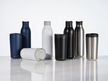 Logotrade werbemittel das Foto: Avira Alix Klickbecher aus RCS rec. Stahl 400ml