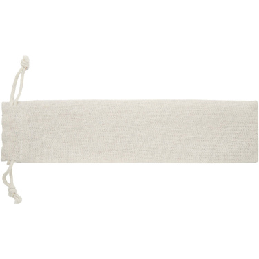 Logotrade Werbegeschenke das Foto: Root 5-teiliges Besteckset aus Edelstahl und Buchenholz