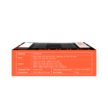 Logotrade Werbegeschenke das Foto: POWERBANK SILICON POWER QP55 10000 MAH