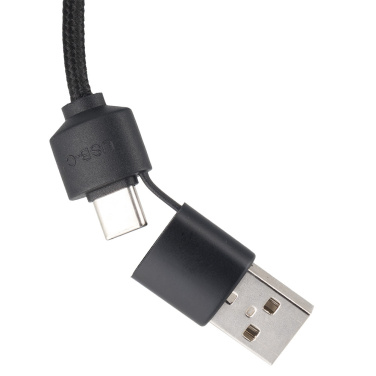 Logotrade Werbeartikel das Foto: Kabel 4in1 mit beleuchtetem Logo - LH-ZM02