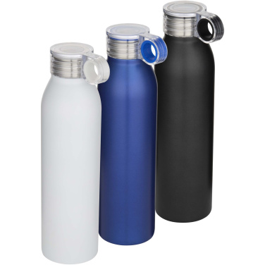 Logotrade Werbeartikel das Foto: Grom 650 ml RCS-zertifizierte Trinkflasche aus recyceltem Edelstahl