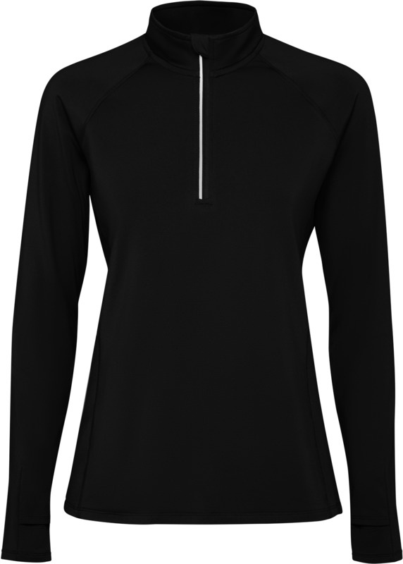 Logotrade Werbeartikel das Foto: Estambul Half-Zip Sweatshirt für Damen