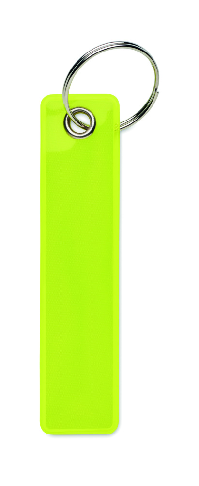 Logotrade werbemittel das Foto: Reflekt. Schlüsselanhänger PVC