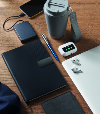 Logotrade Geschäftsgeschenke das Foto: DIN A5 Notizbuch PU