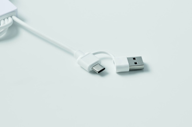 Logotrade Werbegeschenke das Foto: 2in1 Ladekabel Typ-C