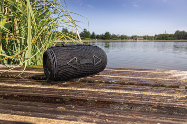 Logotrade Geschäftsgeschenke das Foto: Prisma 16W IPX4 Speaker aus RCS rec. rPET