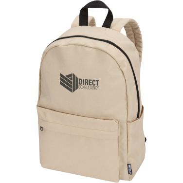 Logotrade Firmengeschenke das Foto: Byron 14" GRS-recycelter City Laptop Rucksack 14 L