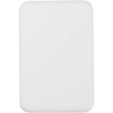 Logotrade Werbeartikel das Foto: Acrab 15 W 5.000 mAh magnetische kabellose Powerbank mit 20 W PD aus recyceltem Kunststoff