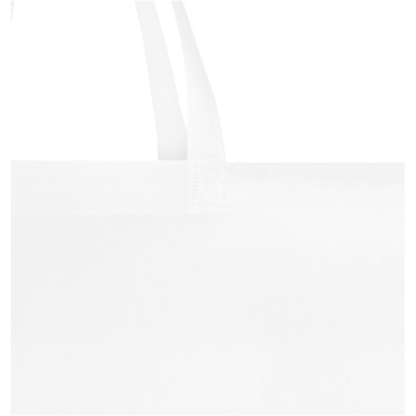 Logotrade werbemittel das Foto: EcoSeal GRS-recycelte Nonwoven Tragetasche mit Zeitenfalten 12 L