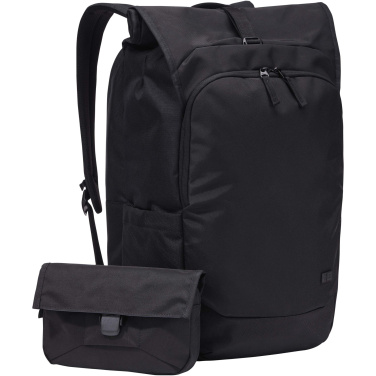 Logotrade Logogeschenke das Foto: Case Logic Variate 17" erweiterbarer Rolltop Laptop Rucksack aus recyceltem Material