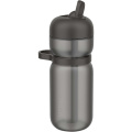 Mepal 600 ml Flip Sportflasche, Tiefschwarz