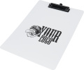 Schreibblock mit Clip, Weiß