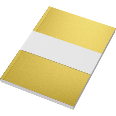 Logotrade Werbeartikel das Foto: Novella Austen A5 Metallic Softcover Notizbuch – 100 Blatt