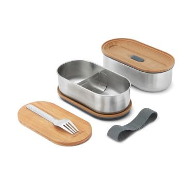 Logotrade Firmengeschenke das Foto: Black+Blum Stainless Steel Double Bento Box