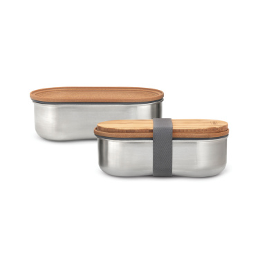 Logotrade werbemittel das Foto: Black+Blum Stainless Steel Double Bento Box