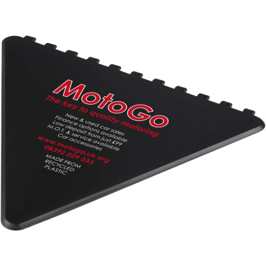 Logotrade werbemittel das Foto: Frosty triangular recycled plastic ice scraper