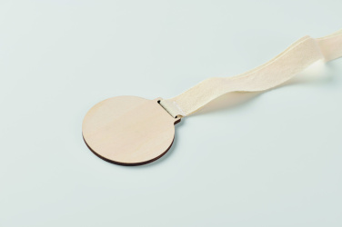 Logotrade Geschäftsgeschenke das Foto: Medaille aus Holz
