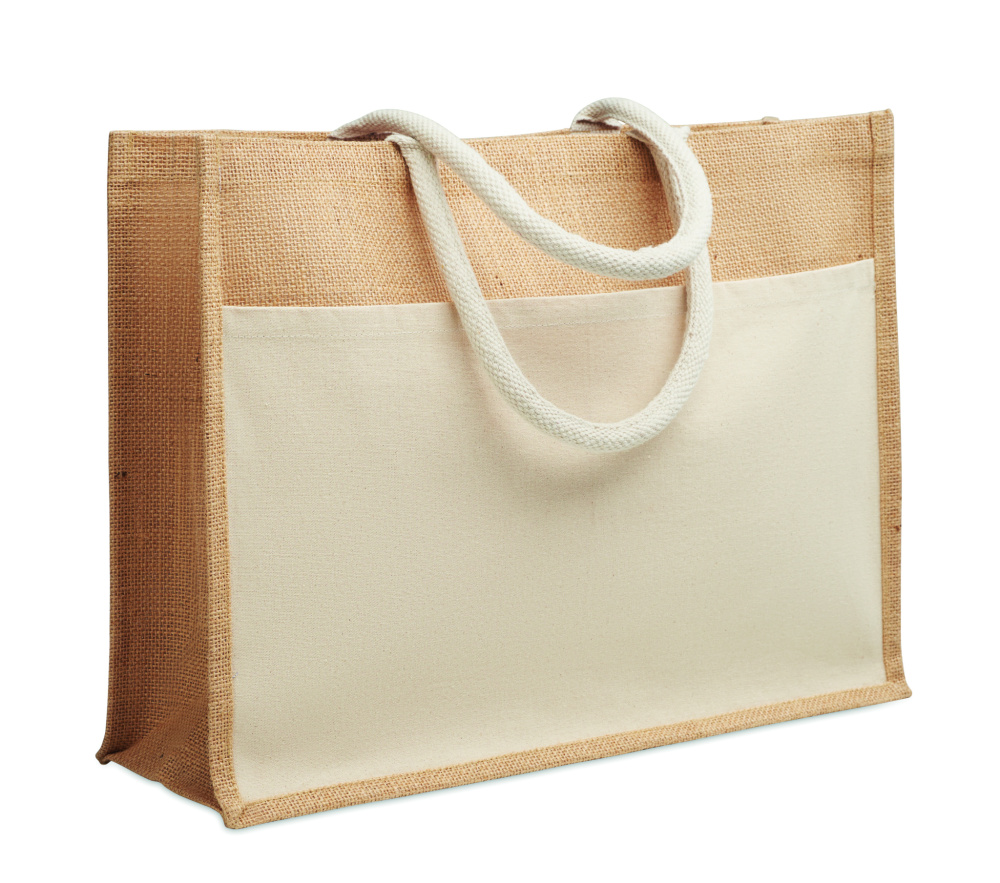 Logotrade Geschäftsgeschenke das Foto: Einkaufstasche aus Jute